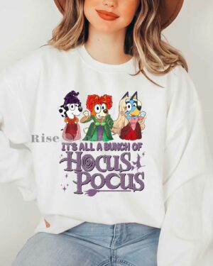 Retro Bluey Hocus Pocus – Sweatshirt