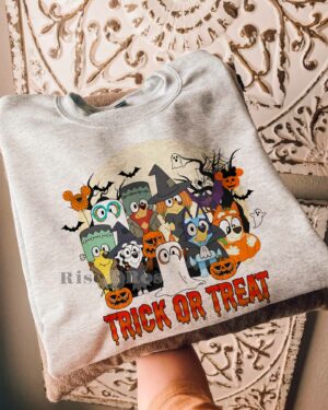 Bluey Vintage Trick or Treat – Sweatshirt