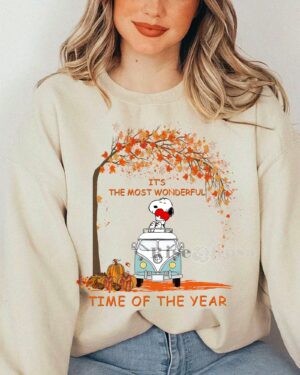 Snoopy It’s The Most Wonderful Time Of The Year – Sweatshirt