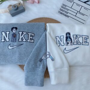 Emily & Victor (The Corpse Bride) – Embroidered Sweatshirt