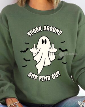 Spook Around and Find Out Svg – Sweatshirt