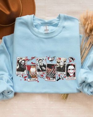 Retro Horror Tarot Cards – Sweatshirt