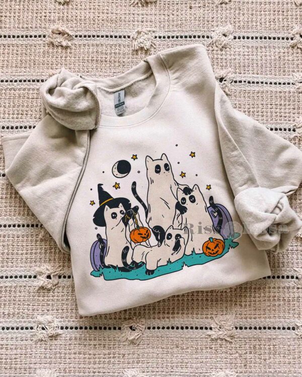 Witch cat halloween – Sweatshirt