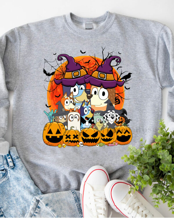 Bluey Friends Vintage Halloween – Sweatshirt