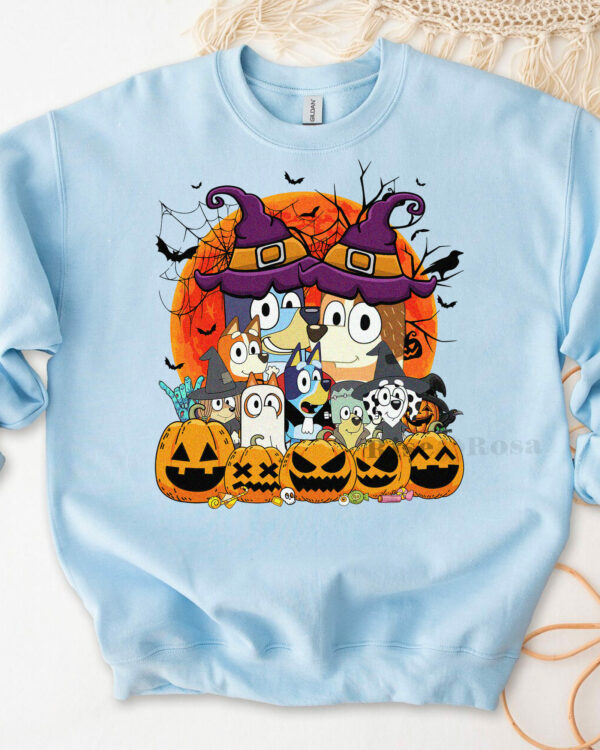 Bluey Friends Vintage Halloween – Sweatshirt