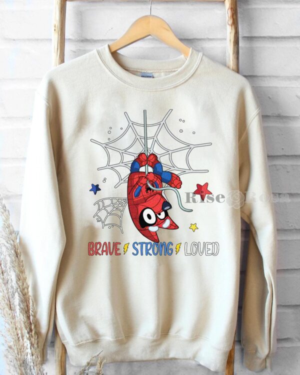 Bluey “Brave Strong Loved” – Sweatshirt