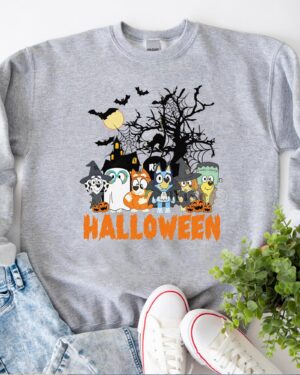 Bluey Bluey Friends Vintage Halloween – Sweatshirt