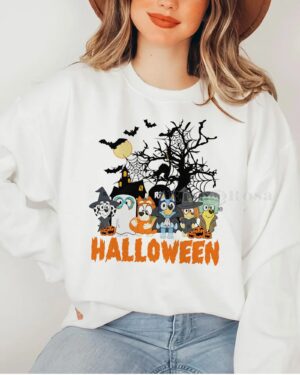 Bluey Bluey Friends Vintage Halloween – Sweatshirt