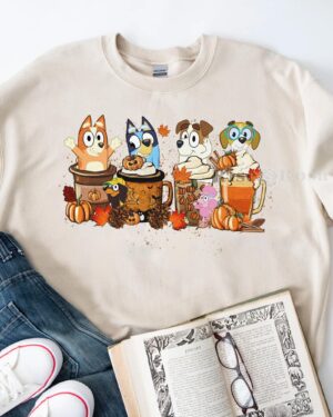 Bluey Coffee Halloween – Sweatshirt