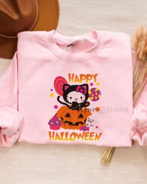 Happy Halloween Hello Kitty Sweatshirt – Sweatshirt