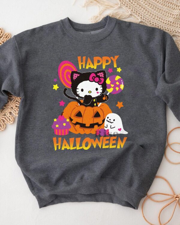 Happy Halloween Hello Kitty Sweatshirt – Sweatshirt