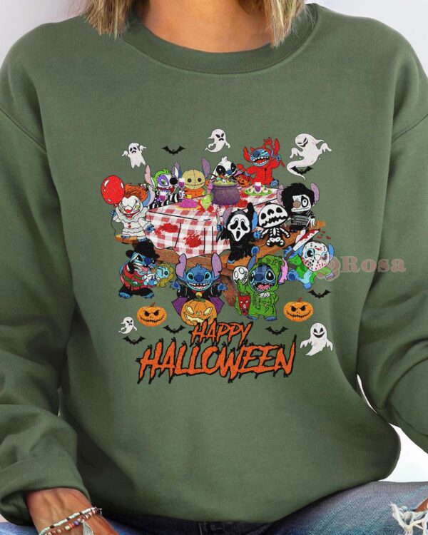 Stitch And LiLo Party Halloween – Sweatshirt