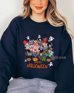 Stitch And LiLo Party Halloween – Sweatshirt