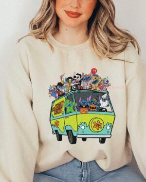 Drive Car Stitch Halloween – Sweatshirt