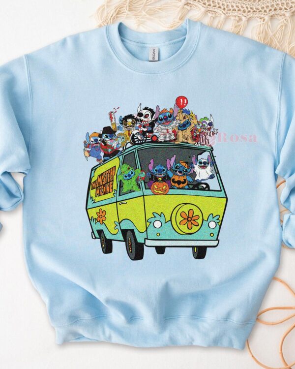 Drive Car Stitch Halloween – Sweatshirt