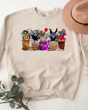 Stitch Horror Characters – Sweatshirt