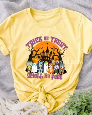 Bluey Trick Or Treat Halloween – Kids Shirt