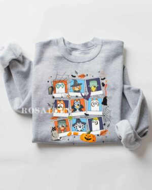 Bluey And Friend Halloween – Kids sweatshirt