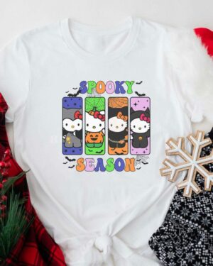 Halloween Hello Kitty Spooky Season – Kids Shirt