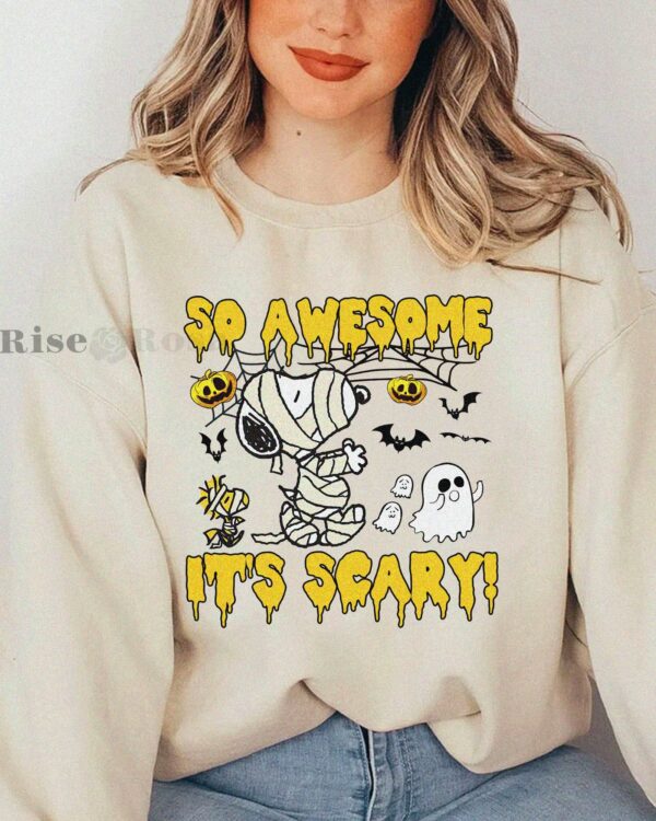 Snoopy So Awesome It”s Scary – Sweatshirt