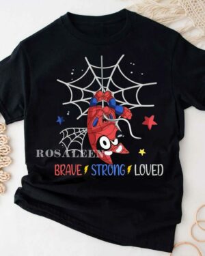 Bluey Brave Strong Loved Halloween – Kids Shirt