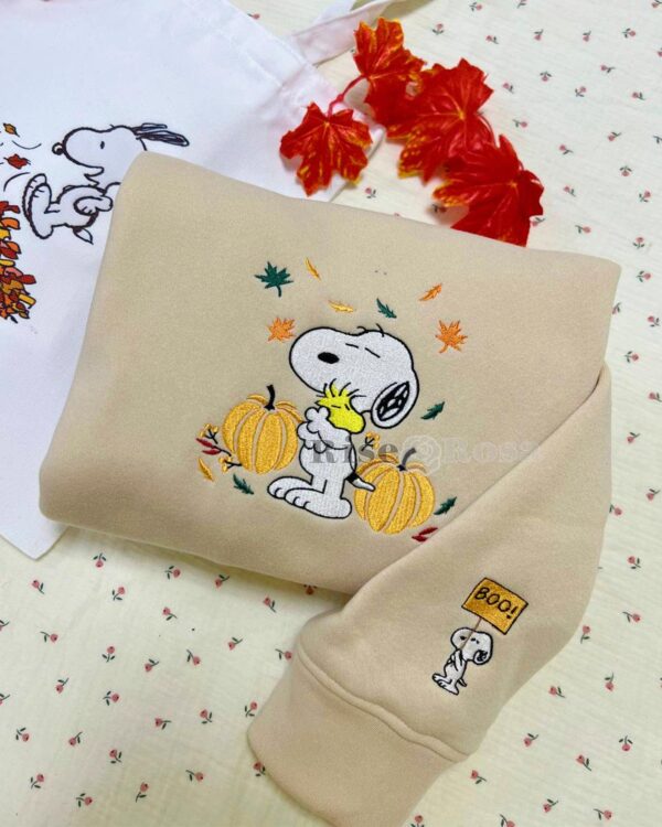 Snoopy Boo – Embroidered Kids Sweatshirt