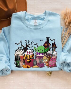 Starswar Harry Potter Halloween Coffee – Sweatshirt