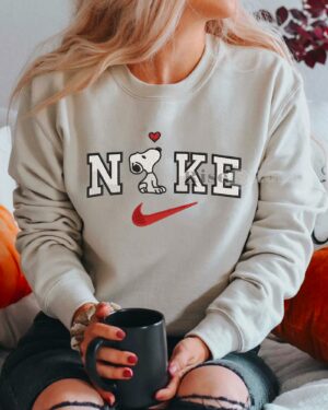 Snoopy NK – Embroidered Sweatshirt