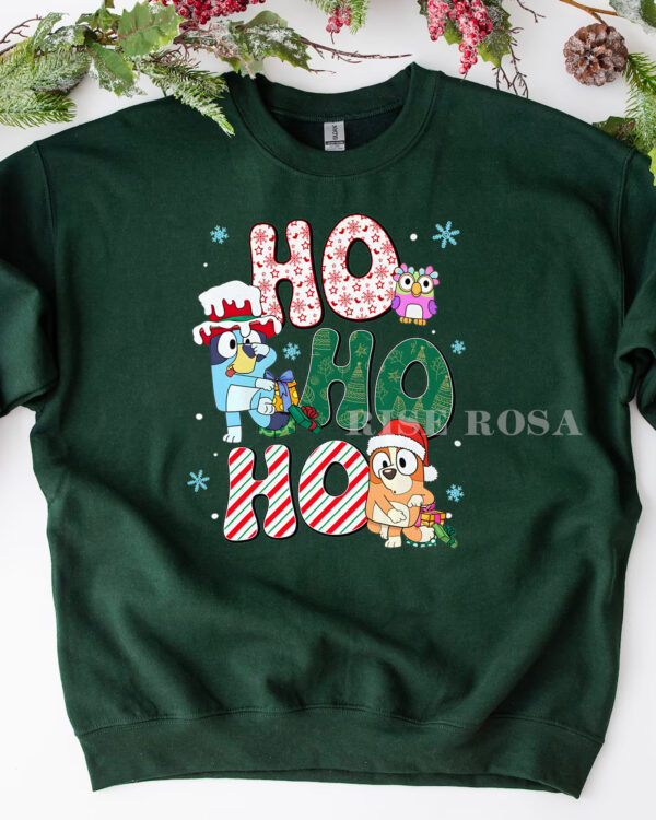 Bluey Christmas HoHoHo – Sweatshirt, T-Shirt