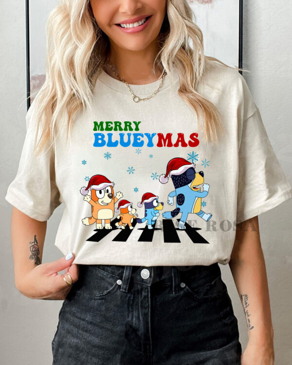 Merry Blueymas – Sweatshirt, T-Shirt