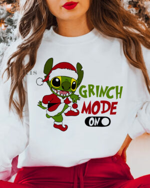 Stitch Grinch Mode On – Sweatshirt