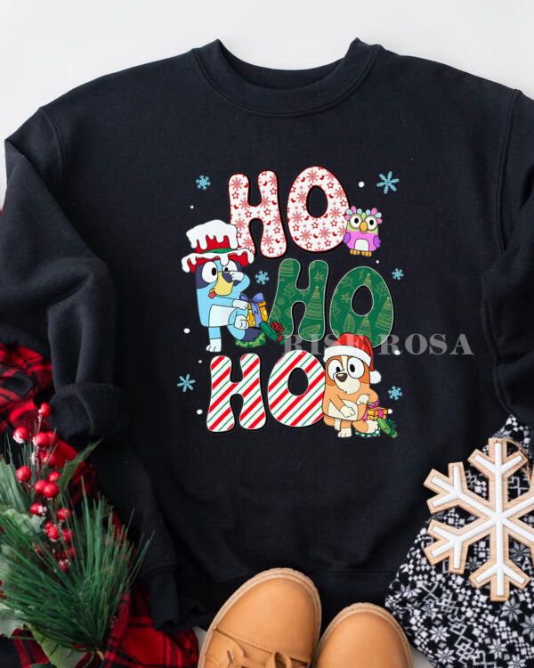 Bluey Christmas HoHoHo – Sweatshirt, T-Shirt