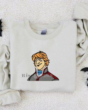 (Custom) Anna & Kristoff Frozen – Embroidered Sweatshirt