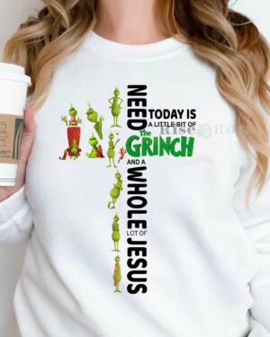 Grinch Jesus Christmas – Sweatshirt