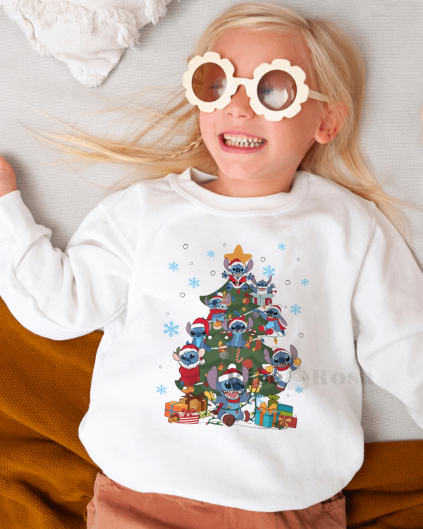 Stitch Christmas Tree – Kids Shirt