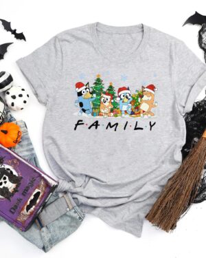 Bluey Christmas Family – Kids SweatShirt