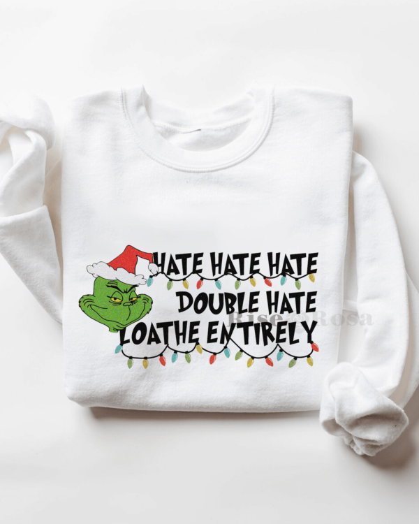 Grinch Hate Hate Hate – Kids Shirt
