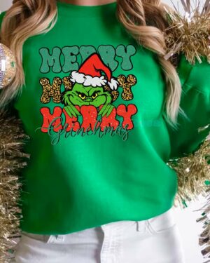 Grinches Merry Merry Merry – Sweatshirt