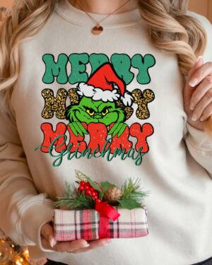 Grinches Merry Merry Merry – Sweatshirt