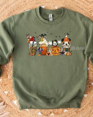 Mickey Coffee Halloween – Sweatshirt