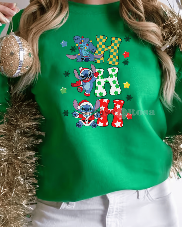 Christmas Stitch Ho Ho Ho – Sweatshirt