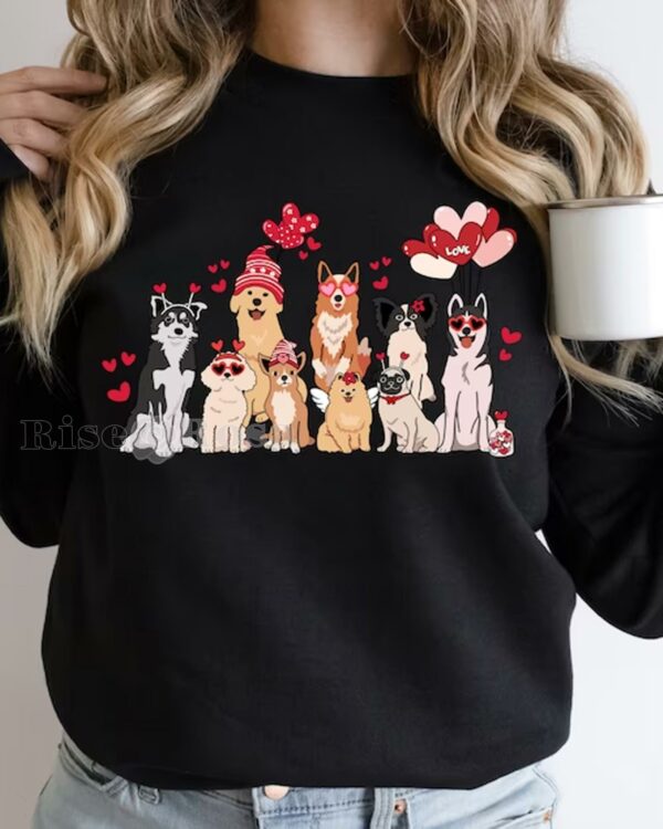 Cute Dog Valentine – Sweatshirt