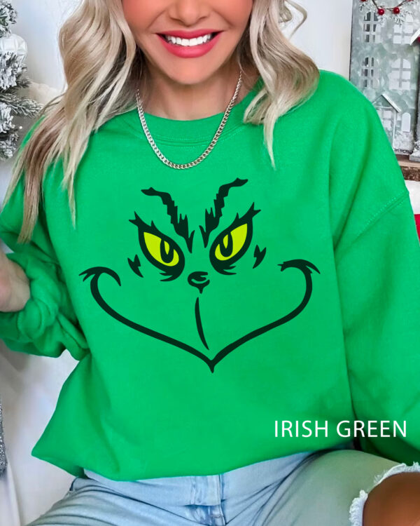 Grinch Face – Sweatshirt