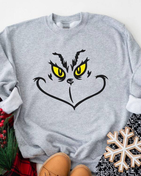 Grinch Face – Sweatshirt