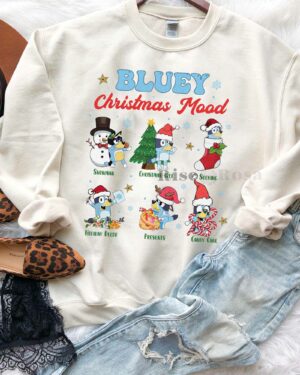 Bluey Christmas Mood – Sweatshirt