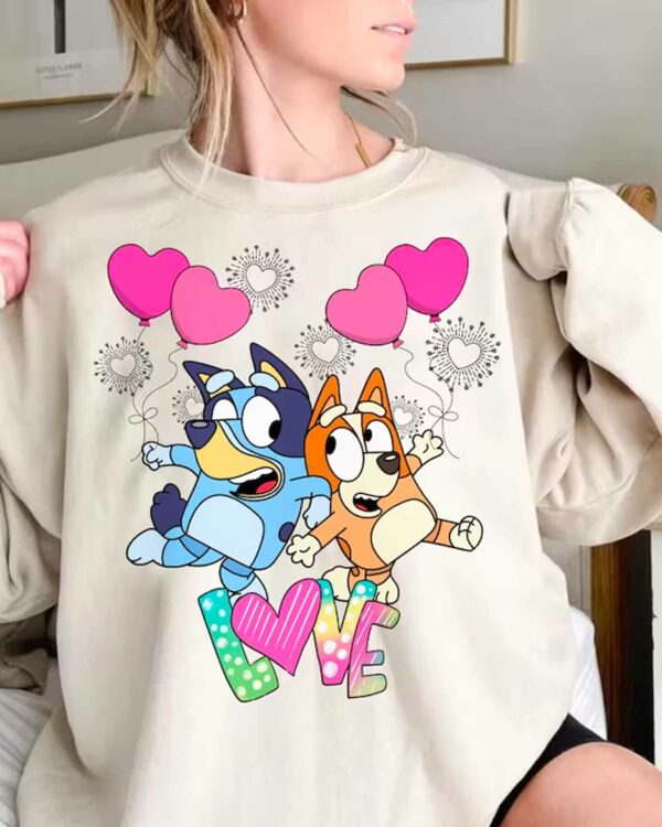 Bluey Valentine Love – Sweatshirt