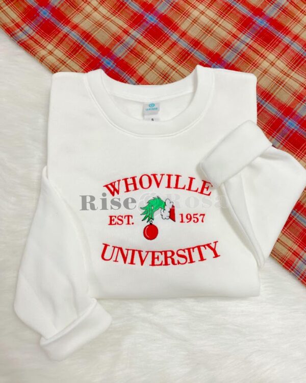 Grinch Whoville EST 1957 University – Embroidered Shirt