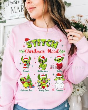 Stitch Christmas Mode – Sweatshirt