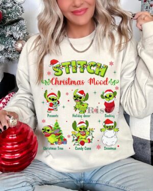 Stitch Christmas Mode – Sweatshirt