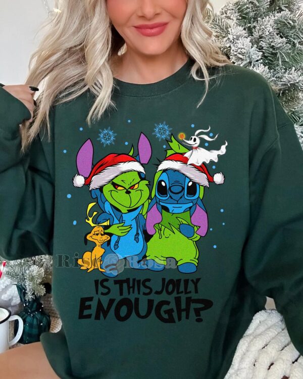 Stitch And Grinch is This Jolly Enough? – Sweatshirt